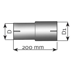 DINEX 93718 Pipe Connector, exhaust system